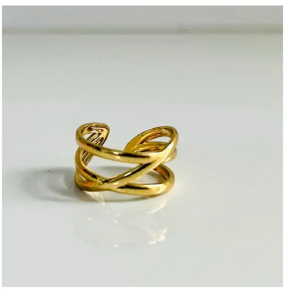 Infinity layered adjustable ring