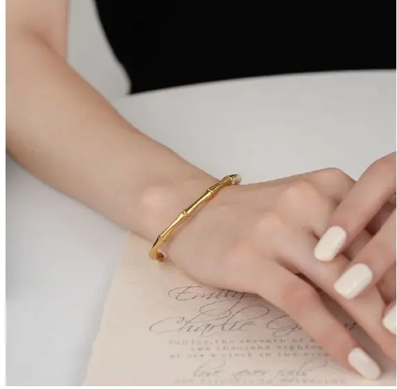 Adjustable bamboo bracelet  Shipping