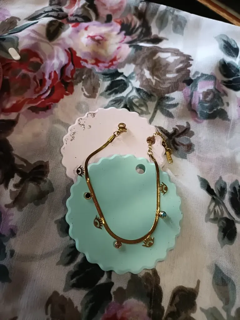 [04-0012] Evil eye snake chain braclet 28054